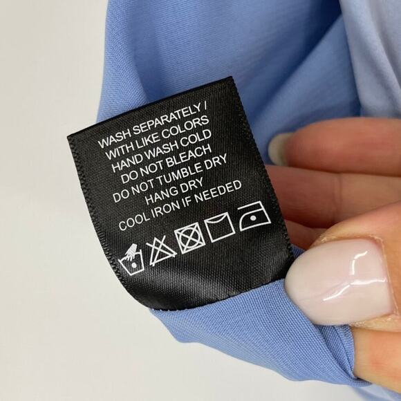 NBD Light Blue Ruffle Maxi Dress - Picture 14 of 14